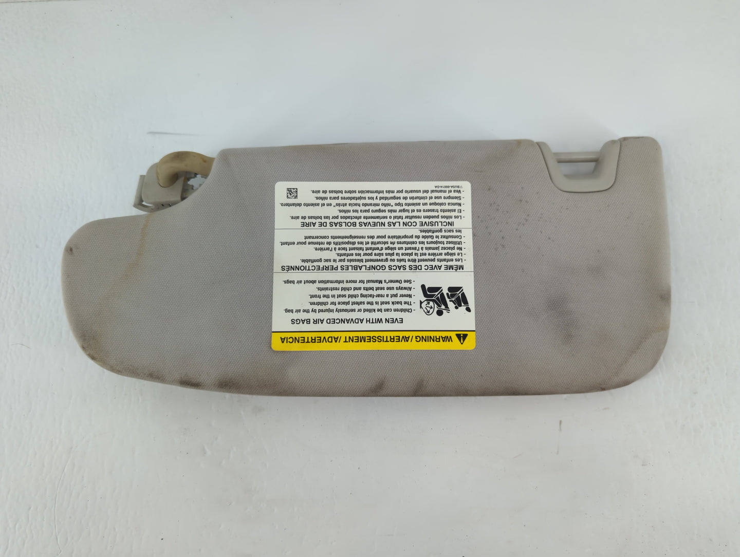 2013-2014 Ford Fusion Sun Visor Shade Replacement Passenger Right Mirror Fits Fits 2013 2014 OEM Used Auto Parts - Oemusedau