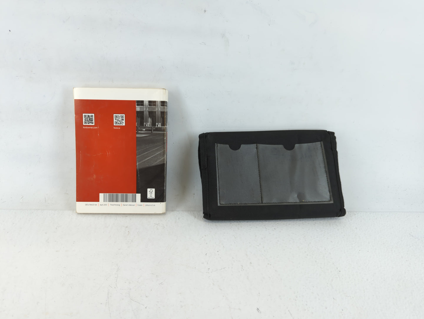 2013 Ford Fusion Owners Manual Book Guide P/N:DE5J 19A321 AA OEM Used Auto Parts - Oemusedautoparts1.com
