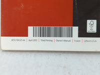 2013 Ford Fusion Owners Manual Book Guide P/N:DE5J 19A321 AA OEM Used Auto Parts - Oemusedautoparts1.com