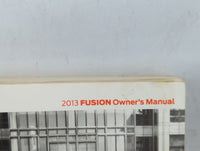 2013 Ford Fusion Owners Manual Book Guide P/N:DE5J 19A321 AA OEM Used Auto Parts - Oemusedautoparts1.com