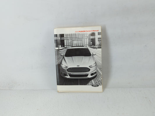 2013 Ford Fusion Owners Manual Book Guide P/N:DE5J 19A321 AA OEM Used Auto Parts