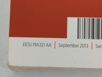 2013 Ford Fusion Owners Manual Book Guide P/N:EE5J19A321 AA OEM Used Auto Parts - Oemusedautoparts1.com