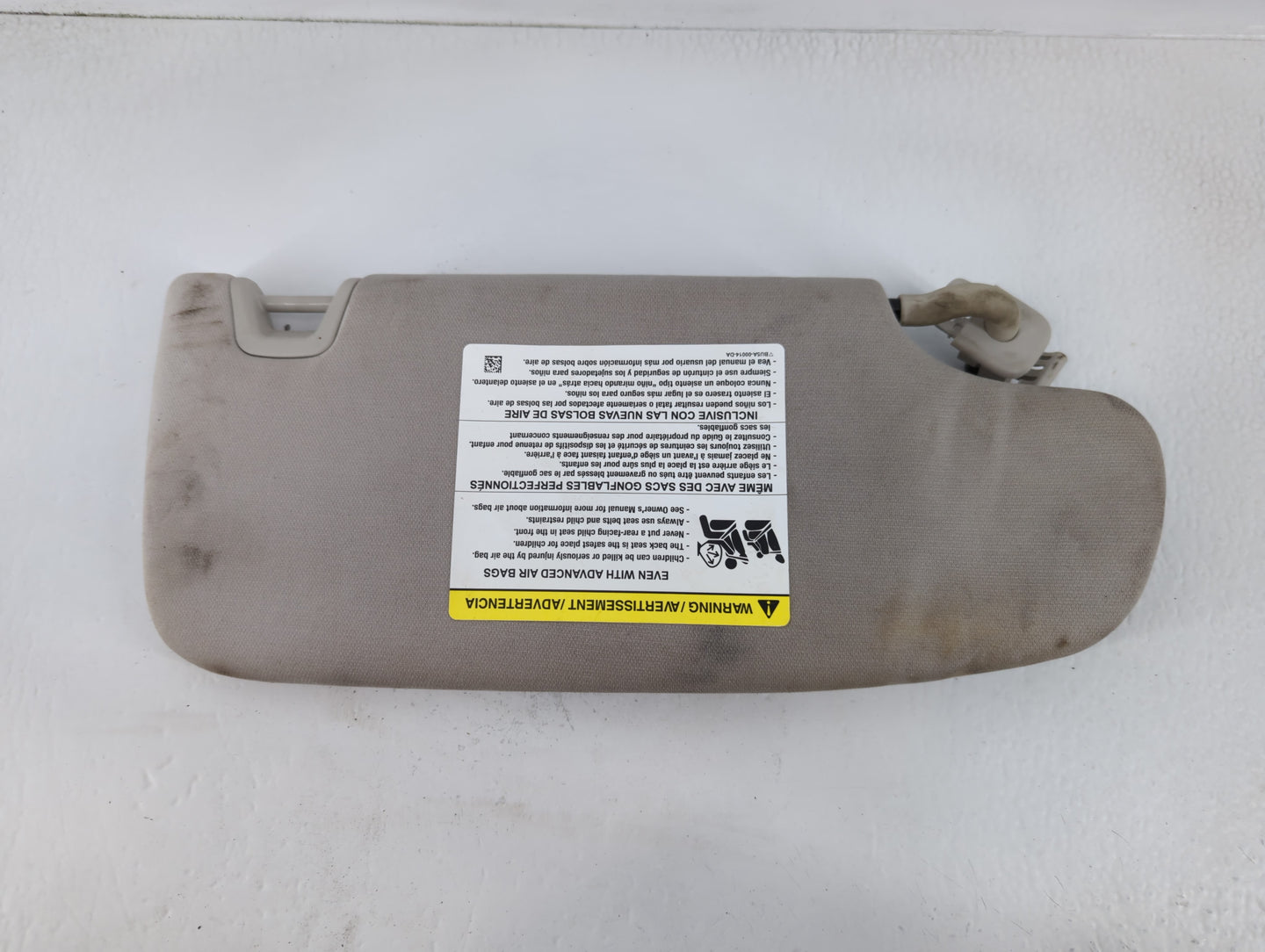 2013-2014 Ford Fusion Sun Visor Shade Replacement Driver Left Mirror Fits Fits 2013 2014 OEM Used Auto Parts - Oemusedautopa