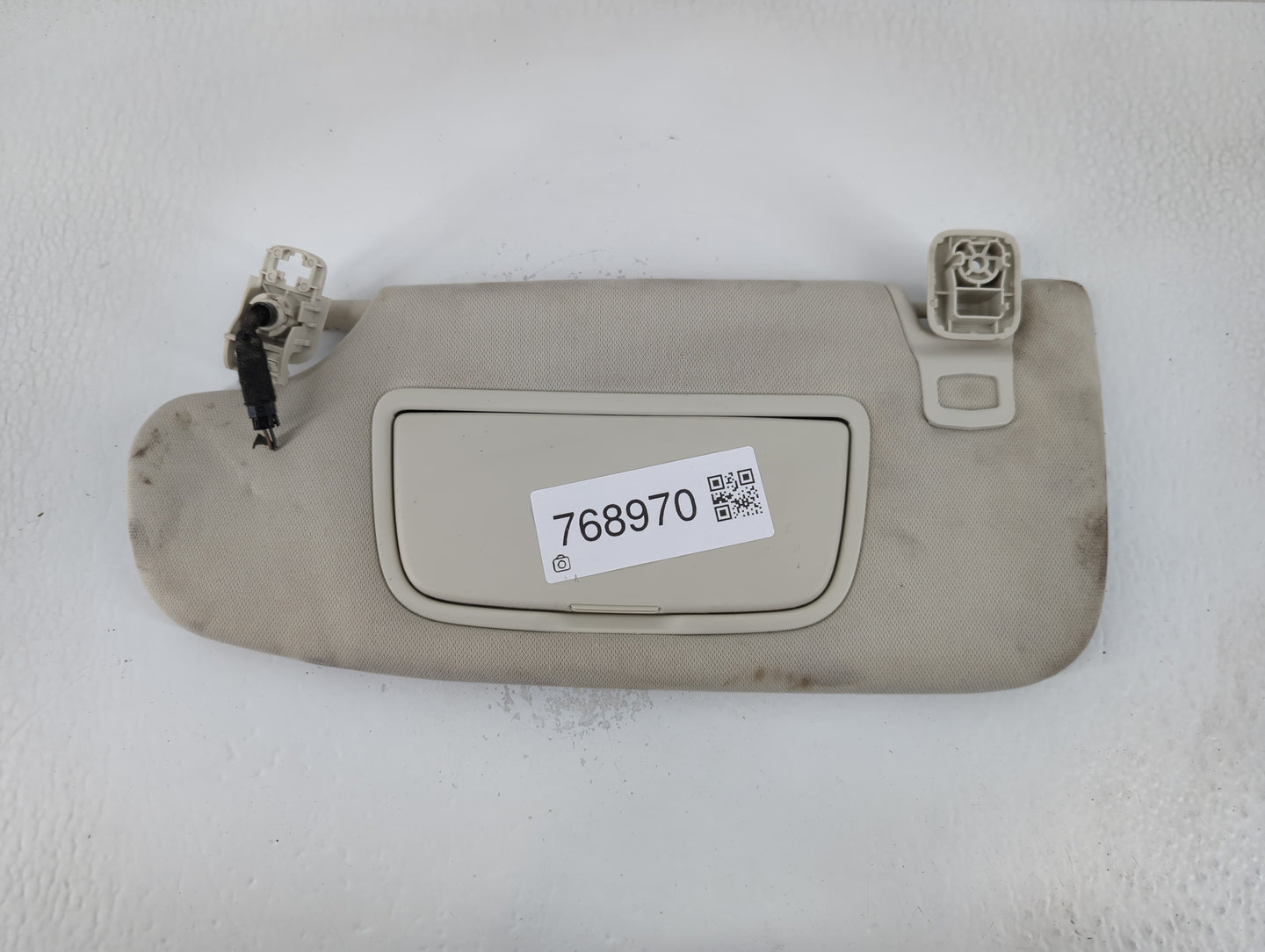 2013-2014 Ford Fusion Sun Visor Shade Replacement Passenger Right Mirror Fits Fits 2013 2014 OEM Used Auto Parts - Oemusedau