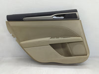 2013 Ford Fusion Rear Left Driver Interior Door Panel Trim - Oemusedautoparts1.com