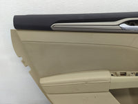 2013 Ford Fusion Rear Left Driver Interior Door Panel Trim - Oemusedautoparts1.com