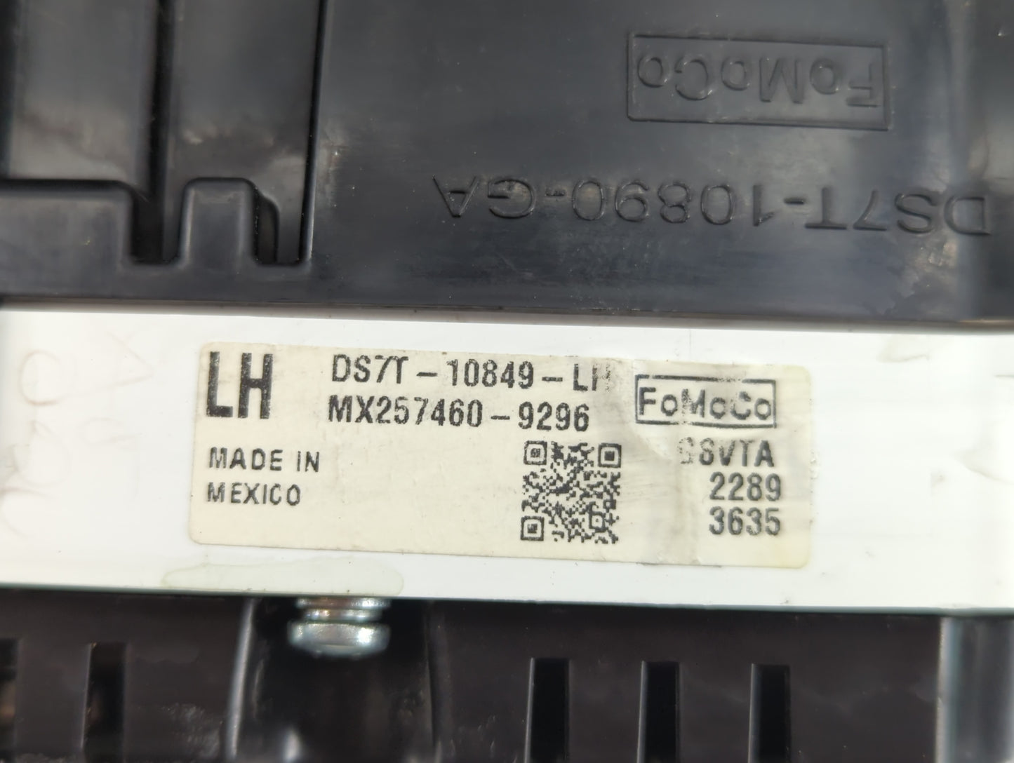 2013 Ford Fusion Instrument Cluster Speedometer Gauges P/N:DS7T-10890-GA DS7T-10849-LH Fits OEM Used Auto Parts - Oemusedaut