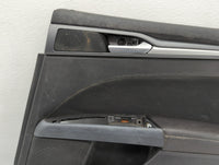 2013 Ford Fusion Front Right Passenger Interior Door Panel Trim Dark Grey - Oemusedautoparts1.com