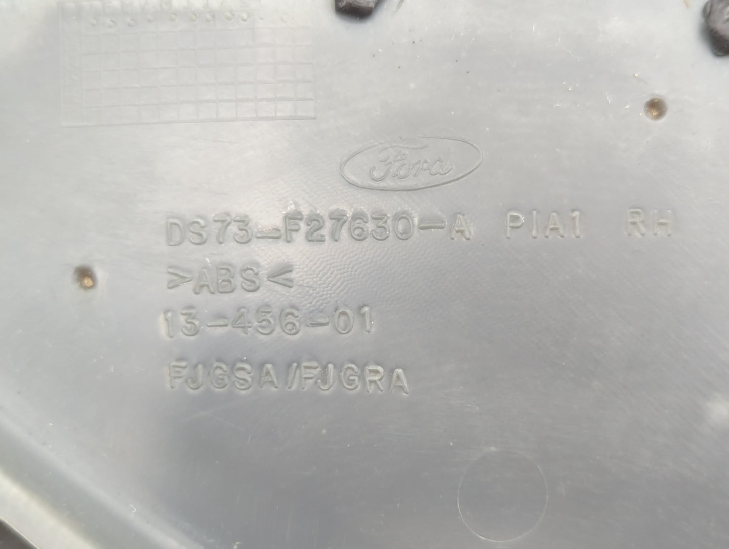 2013 Ford Fusion Front Right Passenger Interior Door Panel Trim Dark Grey - Oemusedautoparts1.com