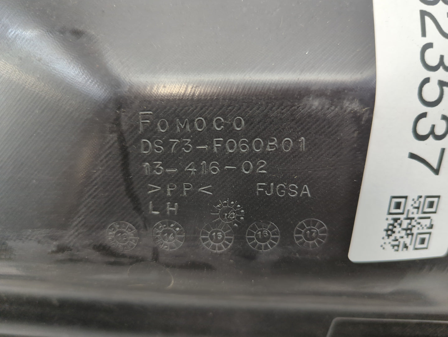 2013 Ford Fusion Rear Left Driver Interior Door Panel Trim - Oemusedautoparts1.com