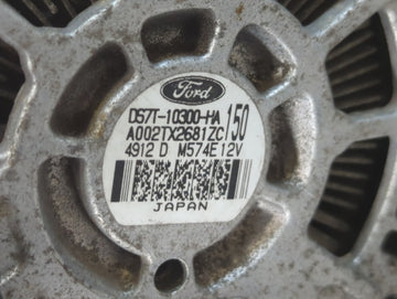 2013-2020 Ford Fusion Alternator Replacement Generator Charging Assembly Engine OEM P/N:DS7T-10300-HA Fits OEM Used Auto Parts