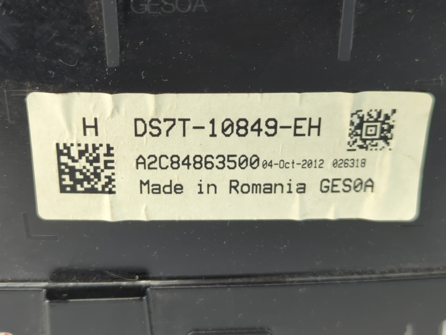 2013 Ford Fusion Instrument Cluster Speedometer Gauges P/N:DS7T-10849-EH Fits OEM Used Auto Parts - Oemusedautoparts1.com