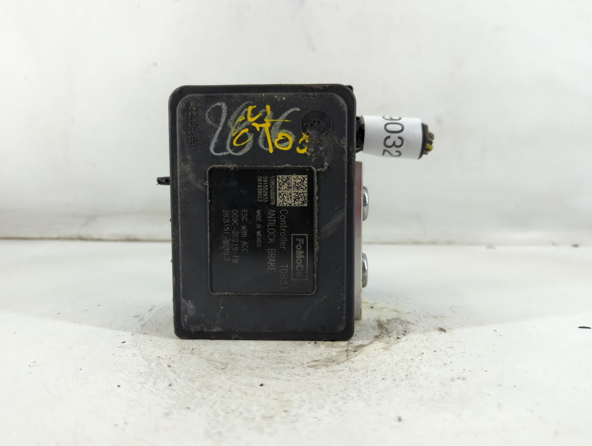 2013 Ford Fusion Anti-Lock Brake ABS Pump Module Actuator OEM P/N:DG9C-2C405-FB Fits OEM Used Auto Parts - Oemusedautoparts1