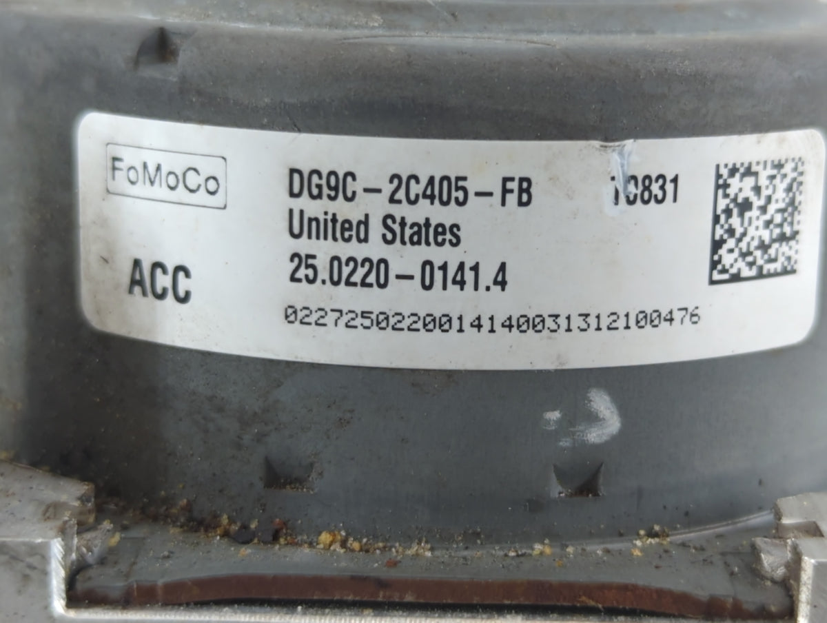 2013 Ford Fusion Anti-Lock Brake ABS Pump Module Actuator OEM P/N:DG9C-2C405-FB Fits OEM Used Auto Parts - Oemusedautoparts1