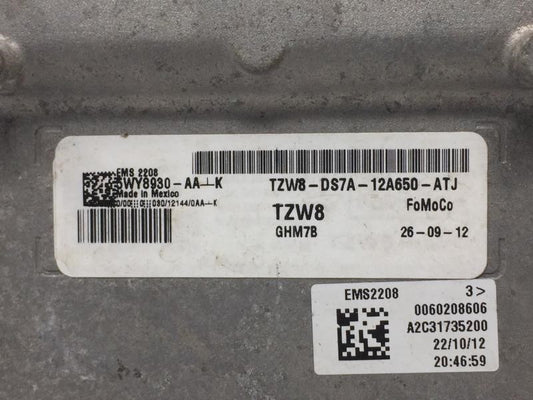 2013 Ford Fusion PCM Engine Control Computer ECU ECM PCU OEM P/N:2.0L DS7A-12A650-ATJ Fits OEM Used Auto Parts