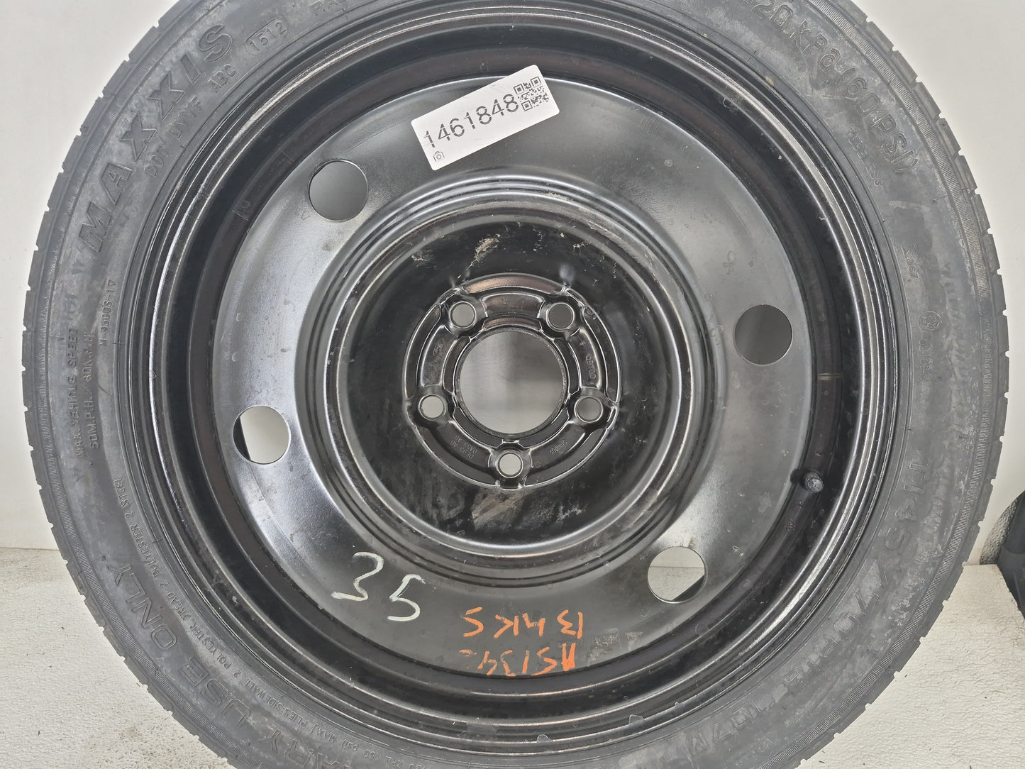 Ford Mks Spare Donut Tire Wheel Rim Oem - Oemusedautoparts1.com