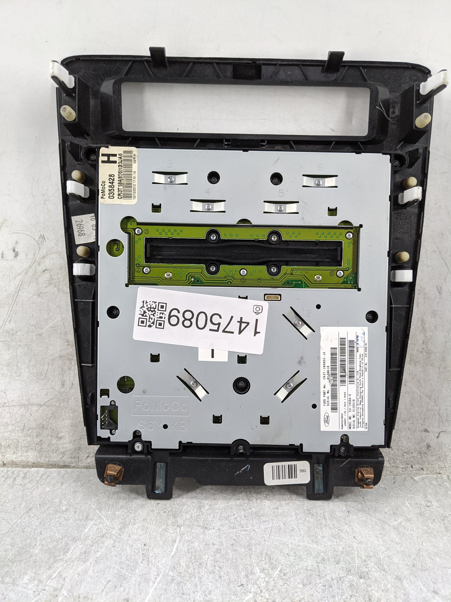 2011-2014 Ford Mustang Radio Control Panel 1475089 - Oemusedautoparts1.com
