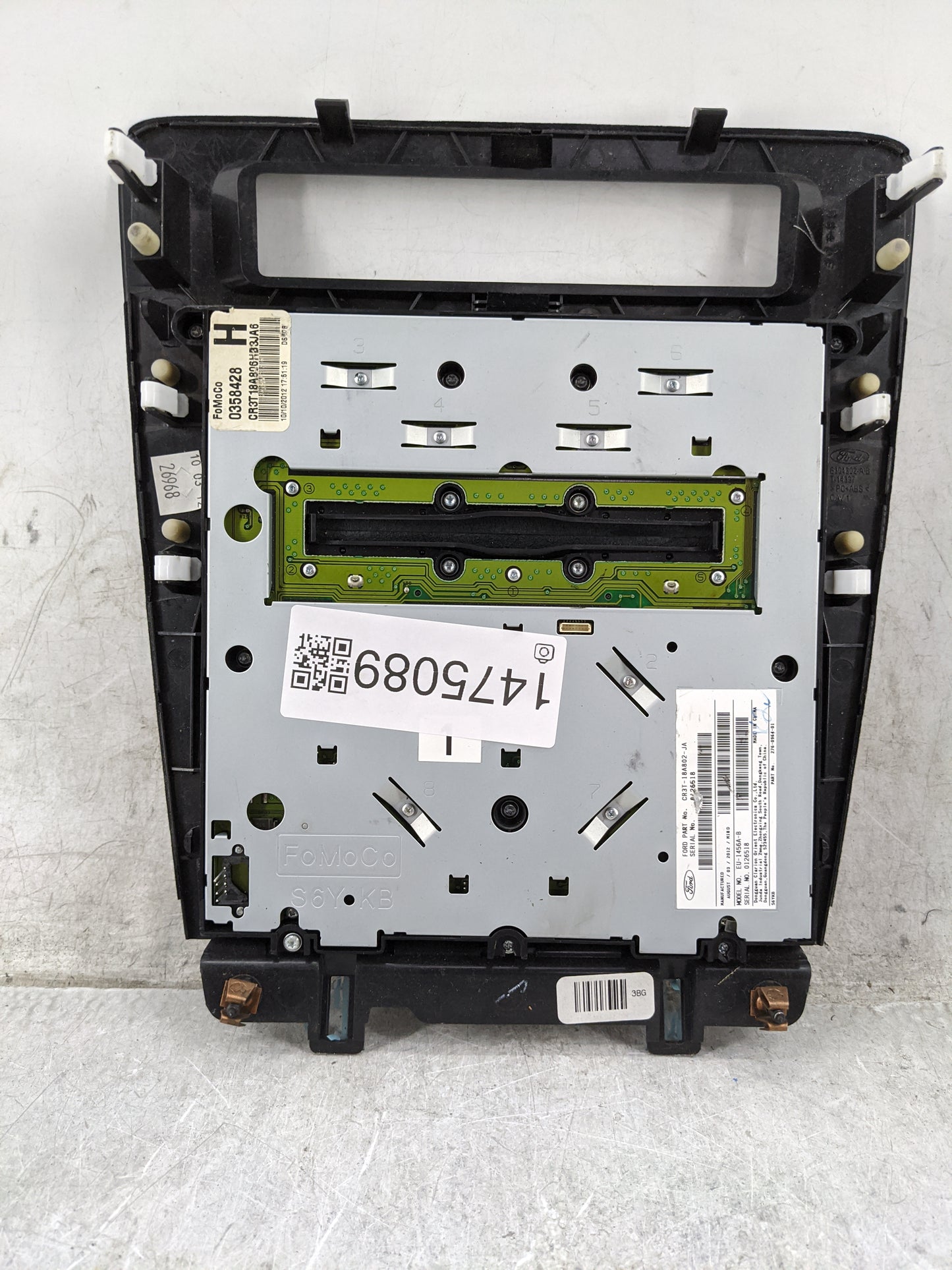 2011-2014 Ford Mustang Radio Control Panel 1475089 - Oemusedautoparts1.com