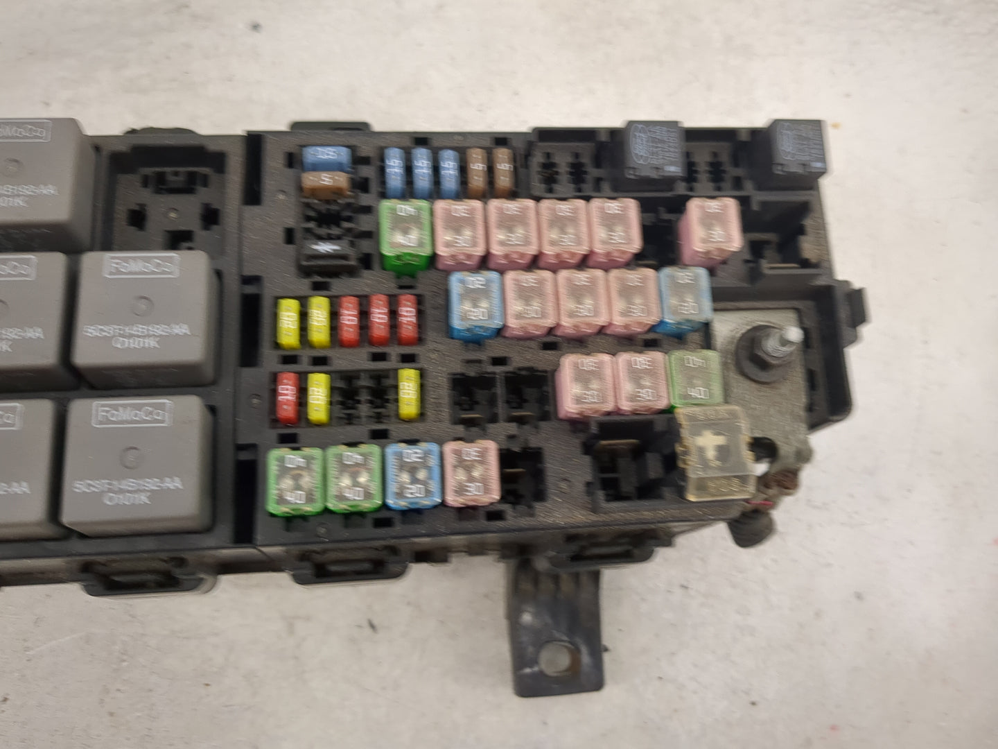 2012-2014 Ford Mustang Fusebox Fuse Box Panel Relay Module P/N:6E5T-14A003-AB 5C3T-14B192-AA Fits Fits 2012 2013 2014 OEM Us