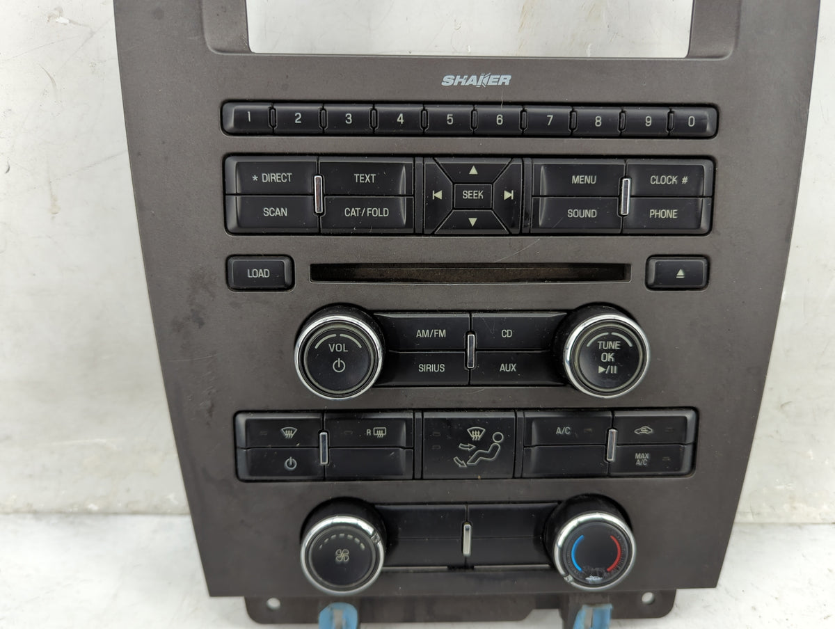 2011-2014 Ford Mustang Radio Control Panel Black - Oemusedautoparts1.com
