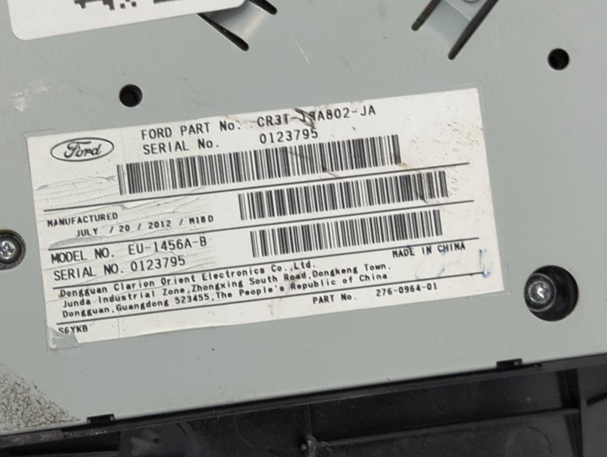 2011-2014 Ford Mustang Radio Control Panel Black - Oemusedautoparts1.com