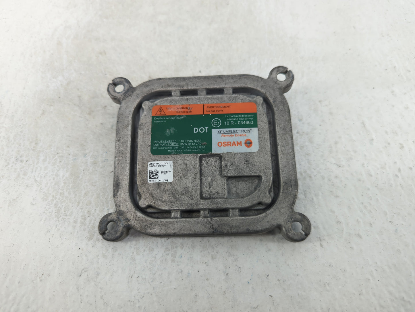 2008-2014 Ford Mustang Headlight Ballast Head Light - Oemusedautoparts1.com