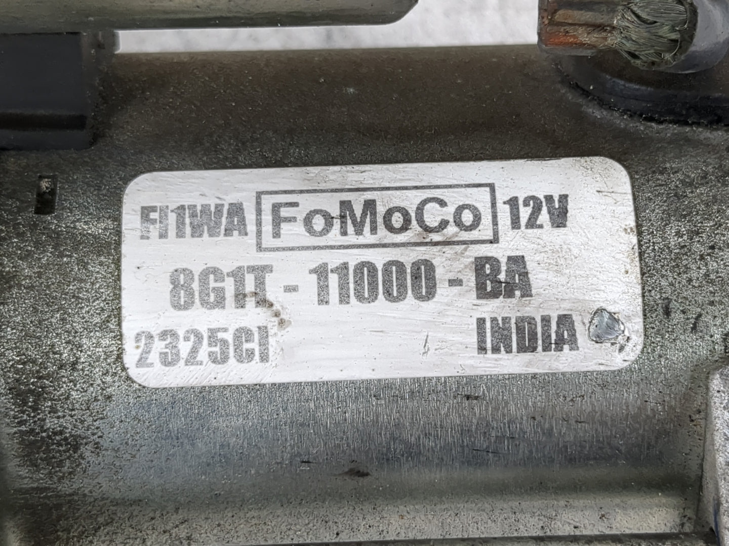 2008-2019 Ford Taurus Car Starter Motor Solenoid OEM P/N:8G1T-11000-BA Fits OEM Used Auto Parts - Oemusedautoparts1.com