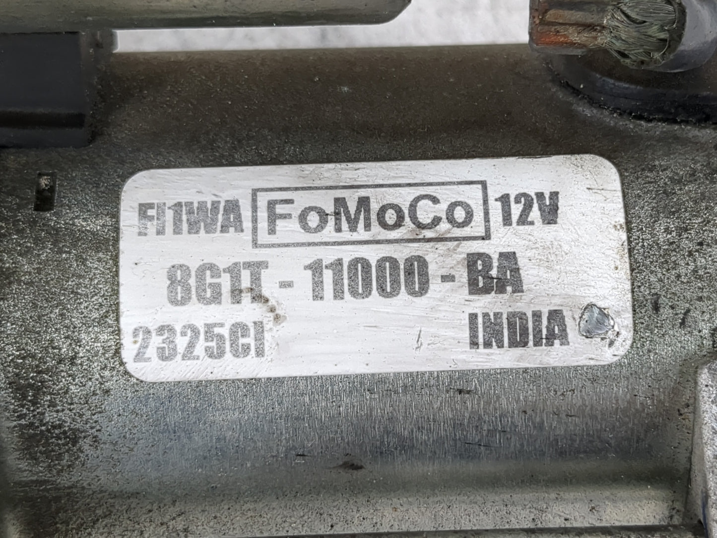 2008-2019 Ford Taurus Car Starter Motor Solenoid OEM P/N:8G1T-11000-BA Fits OEM Used Auto Parts - Oemusedautoparts1.com