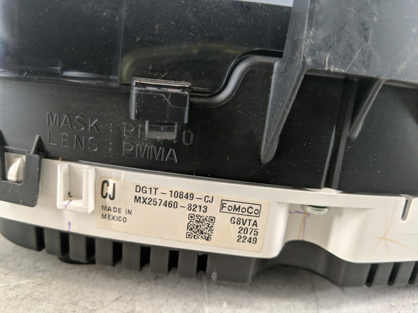 2013 Ford Taurus Instrument Cluster Speedometer Gauges P/N:DG1T-10849-CJ Fits OEM Used Auto Parts - Oemusedautoparts1.com