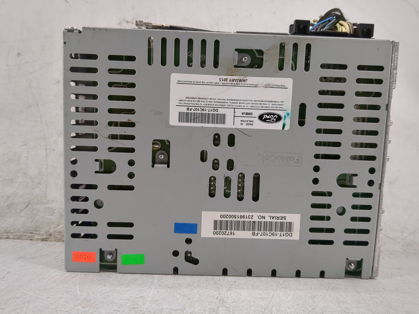 2013-2015 Ford Taurus Radio AM FM Cd Player Receiver Replacement P/N:DG1T-19C107-H DG1T-19C107-FB Fits Fits 2013 2014 2015 O