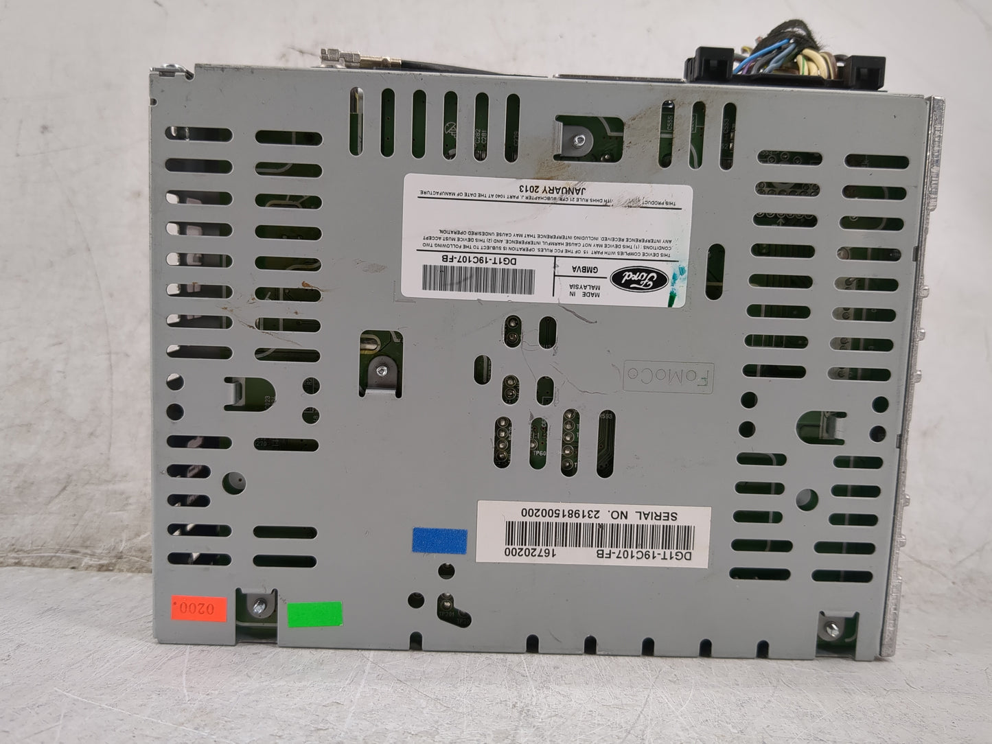 2013-2015 Ford Taurus Radio AM FM Cd Player Receiver Replacement P/N:DG1T-19C107-H DG1T-19C107-FB Fits Fits 2013 2014 2015 O