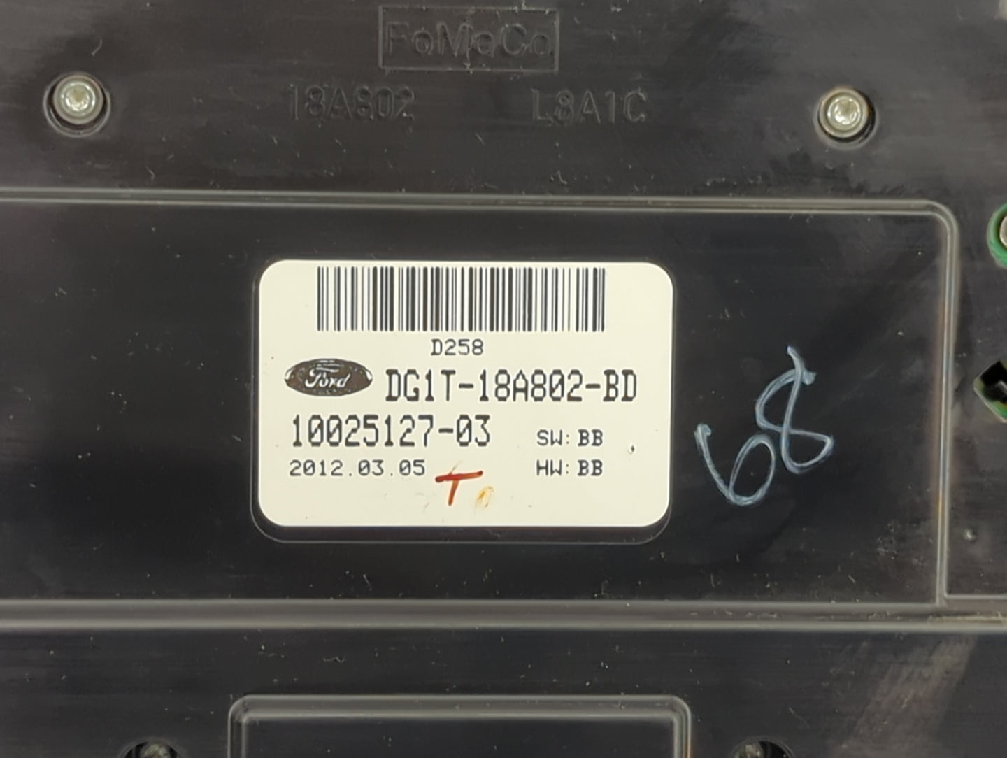 2013-2013 Ford Taurus Radio Control Panel - Oemusedautoparts1.com