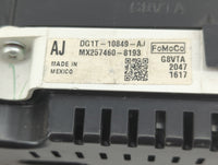 2013 Ford Taurus Instrument Cluster Speedometer Gauges P/N:DG1T-10849-AJ MX257460-8193 Fits OEM Used Auto Parts - Oemusedaut
