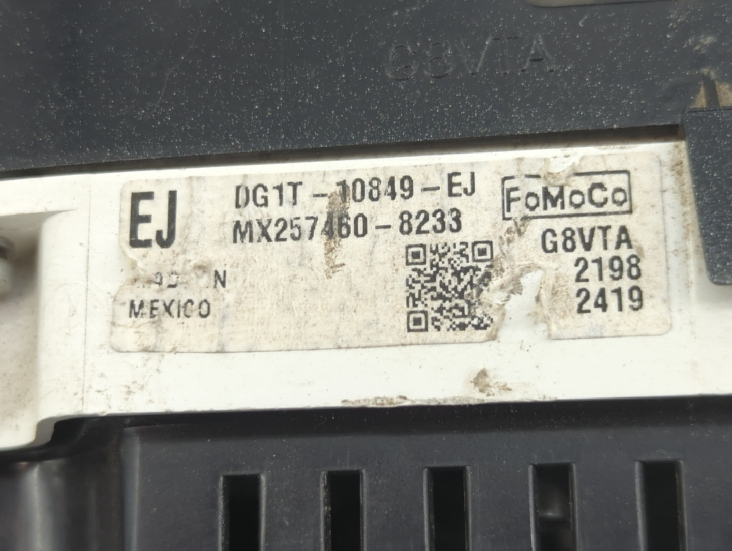 2013 Ford Taurus Instrument Cluster Speedometer Gauges P/N:DG1T-10849-EJ MX257460-8233 Fits OEM Used Auto Parts - Oemusedaut
