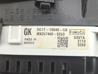 2013 Ford Taurus Instrument Cluster Speedometer Gauges P/N:DG1T-10849-GK MX257460-8253 Fits OEM Used Auto Parts - Oemusedaut