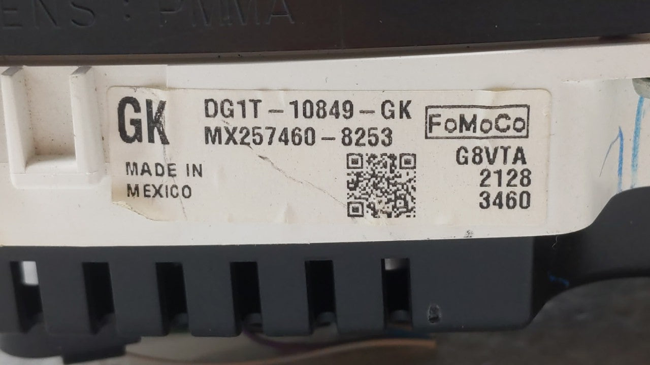 2013 Ford Taurus Instrument Cluster Speedometer Gauges P/N:DG1T-10849-GK DG1T-10849-GM Fits OEM Used Auto Parts - Oemusedaut