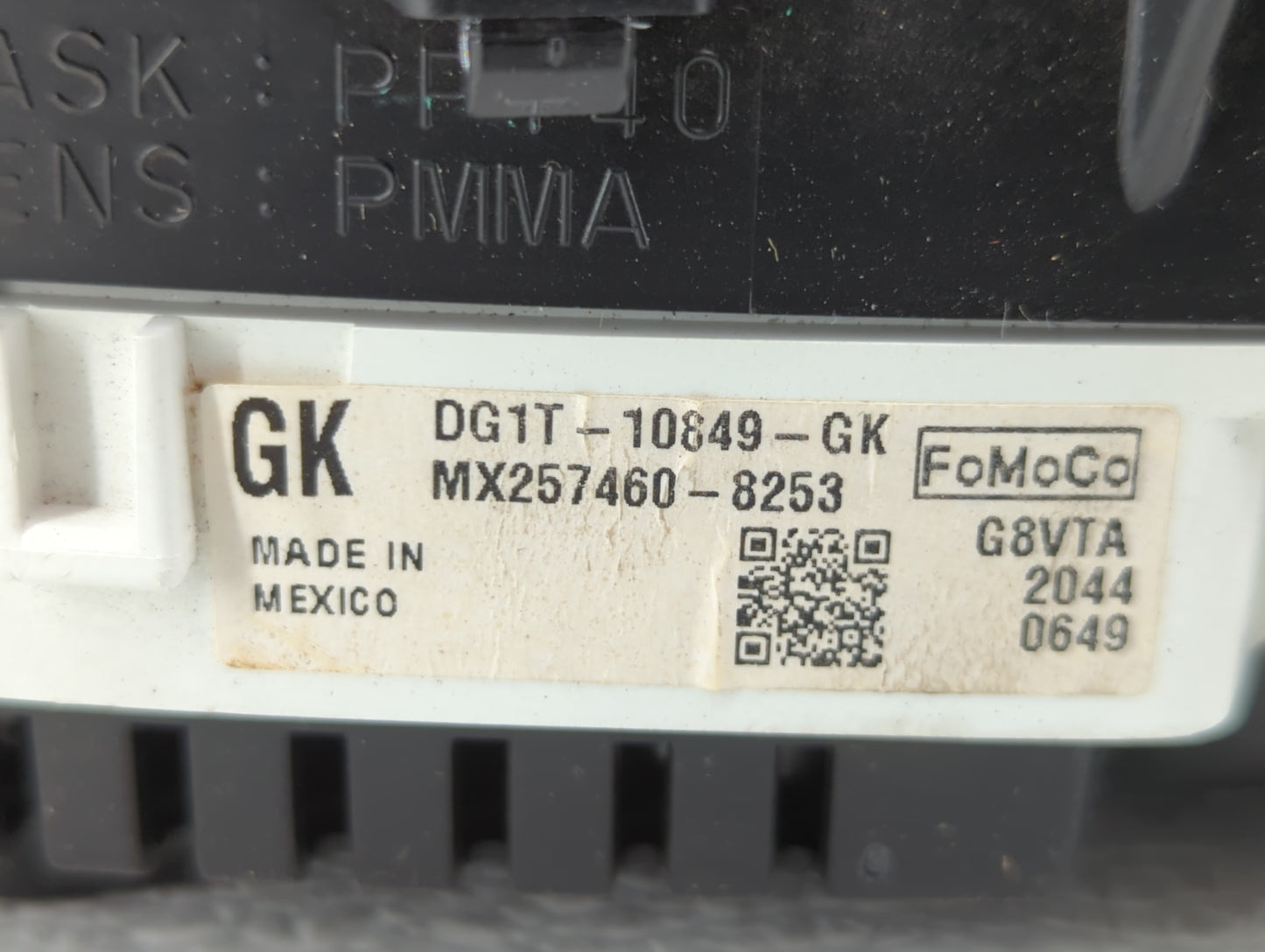 2013 Ford Taurus Instrument Cluster Speedometer Gauges P/N:DG1T-10849-GL DG1T-10849-GK, DG1T-10849-GM Fits OEM Used Auto Par