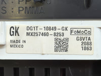 2013 Ford Taurus Instrument Cluster Speedometer Gauges P/N:DG1T-10849-GL DG1T-10849-GK, DG1T-10849-GM Fits OEM Used Auto Par