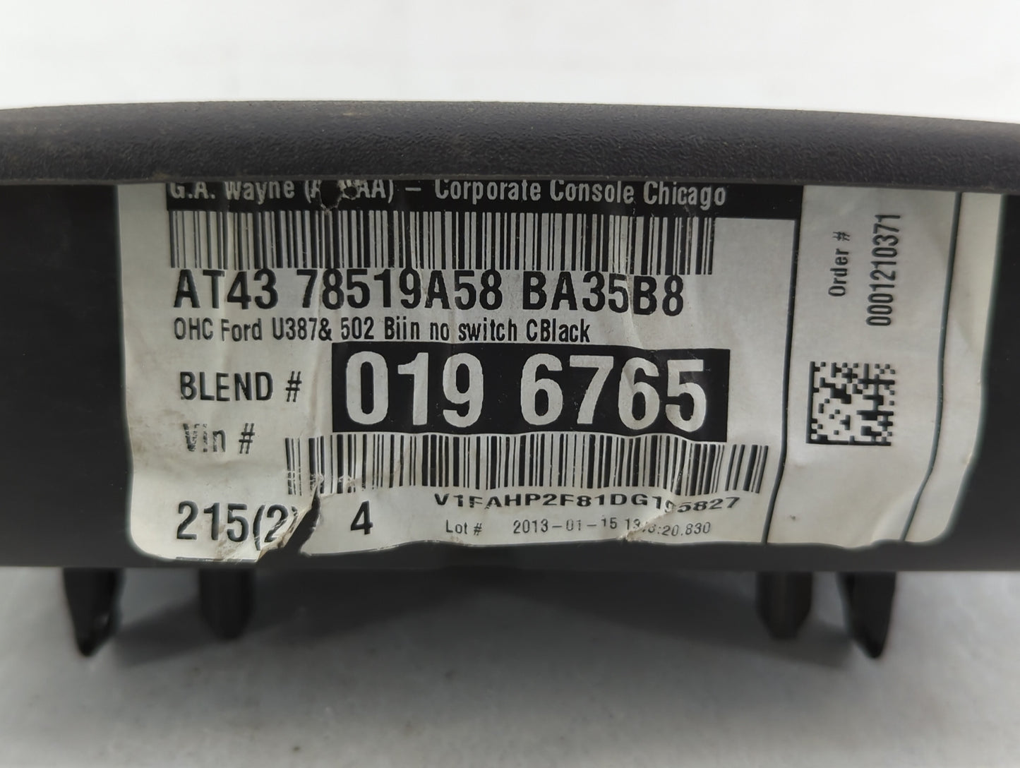 2013-2019 Ford Taurus Overhead Roof Console 420107 - Oemusedautoparts1.com