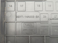 2013-2016 Ford Taurus Fusebox Fuse Box Panel Relay Module P/N:DG1T-14A003-BA Fits Fits 2013 2014 2015 2016 OEM Used Auto Par