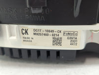 2013 Ford Taurus Instrument Cluster Speedometer Gauges P/N:DG1T-10849-CK Fits OEM Used Auto Parts - Oemusedautoparts1.com