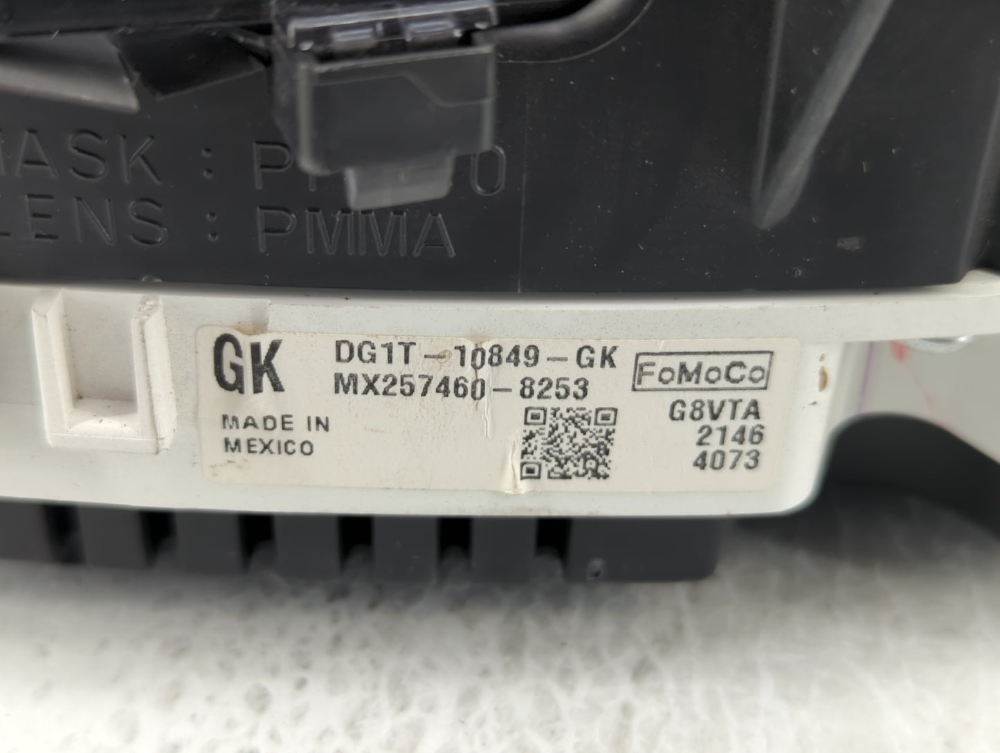 2013 Ford Taurus Instrument Cluster Speedometer Gauges P/N:DG1T-10849-GK Fits OEM Used Auto Parts - Oemusedautoparts1.com