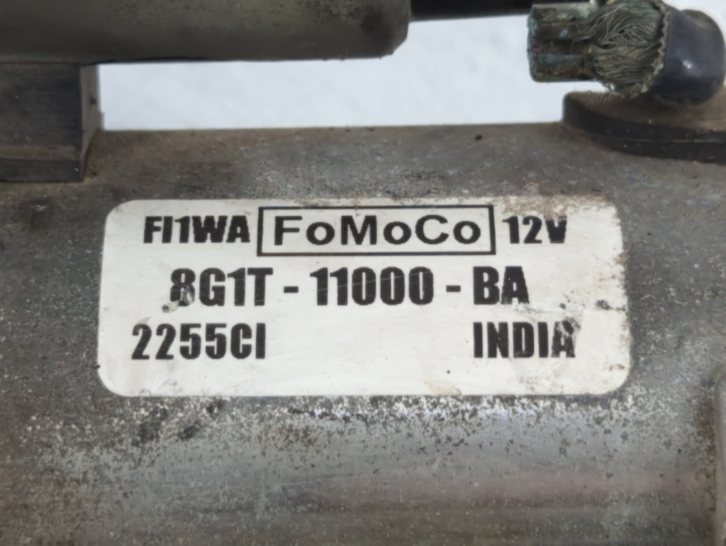 2008-2019 Ford Taurus Car Starter Motor Solenoid OEM P/N:8G1T-11000-BA Fits OEM Used Auto Parts - Oemusedautoparts1.com