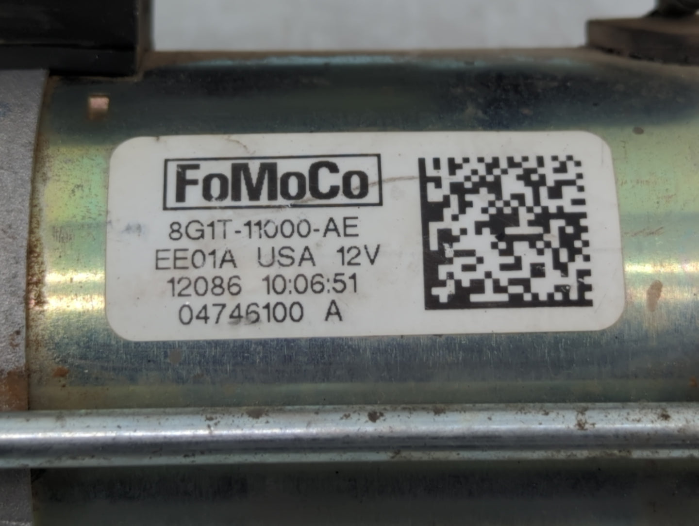 2008-2019 Ford Taurus Car Starter Motor Solenoid OEM P/N:8G1T-11000-AE Fits OEM Used Auto Parts - Oemusedautoparts1.com