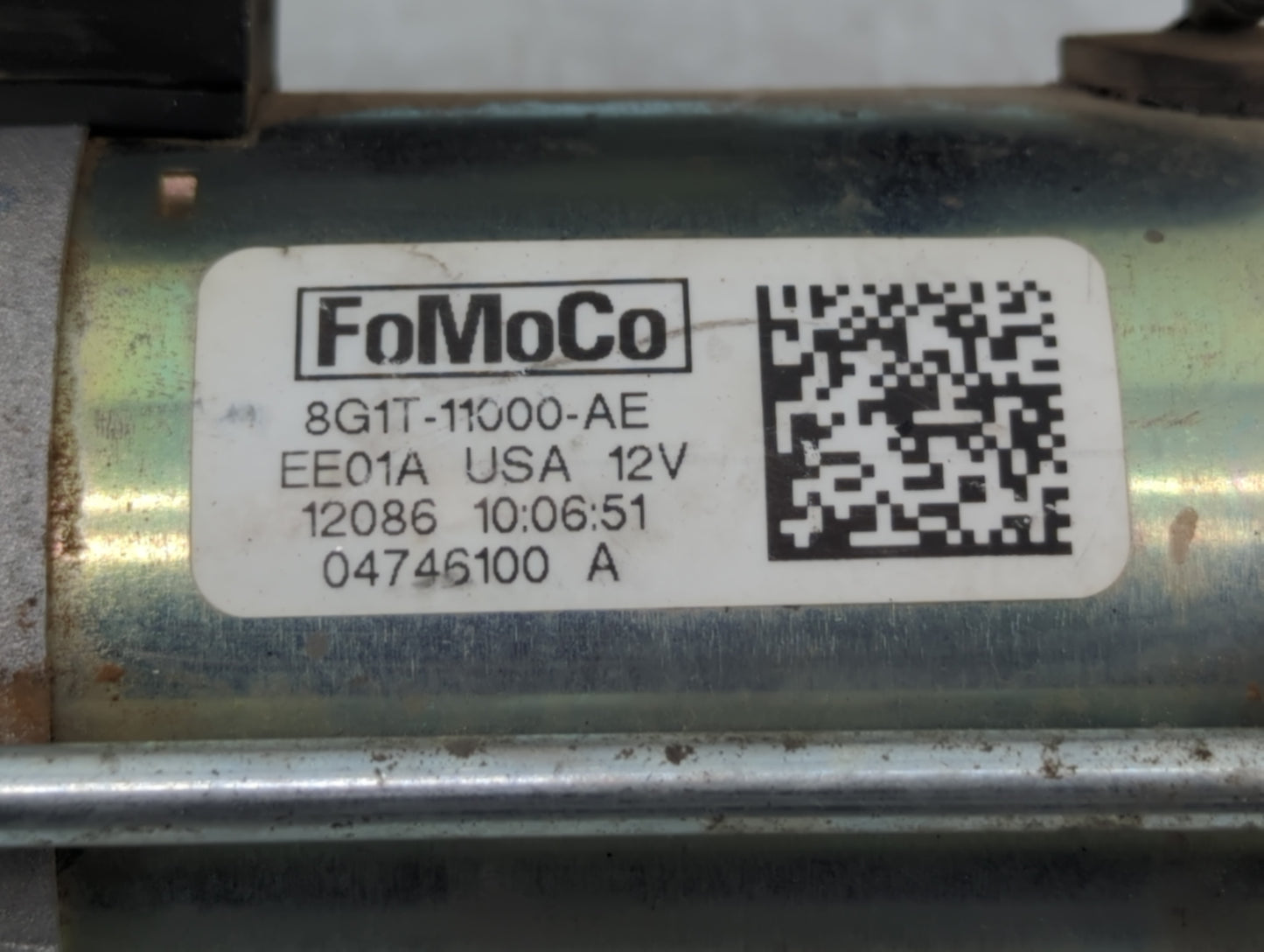 2008-2019 Ford Taurus Car Starter Motor Solenoid OEM P/N:8G1T-11000-AE Fits OEM Used Auto Parts - Oemusedautoparts1.com