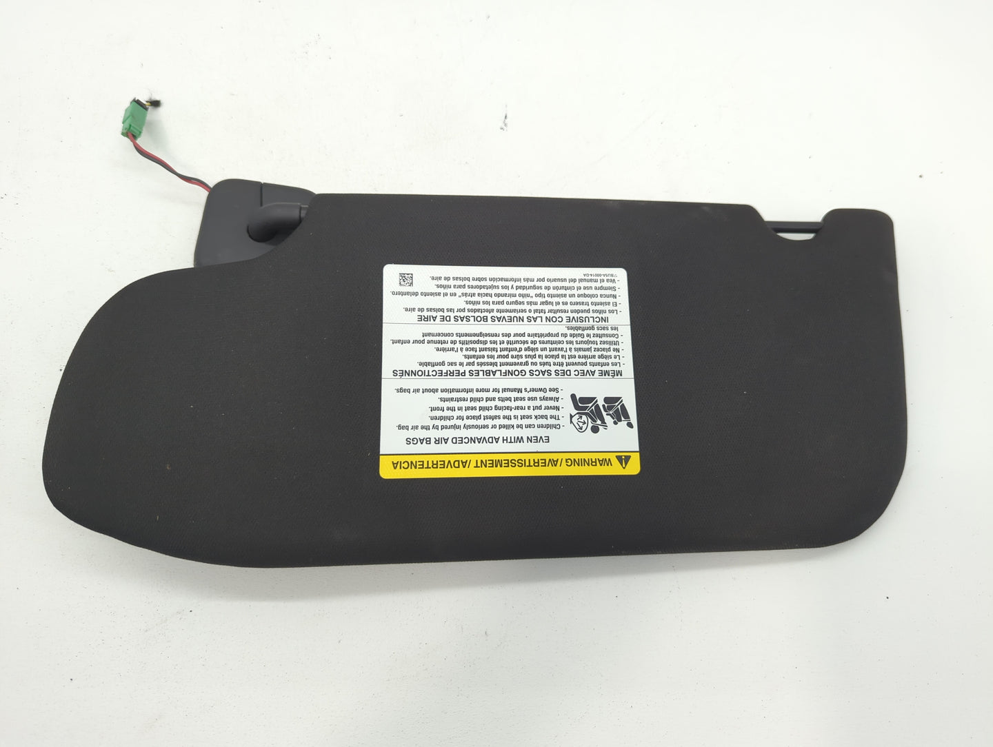 2013-2019 Ford Taurus Sun Visor Shade Replacement Passenger Right Mirror Fits OEM Used Auto Parts - Oemusedautoparts1.com