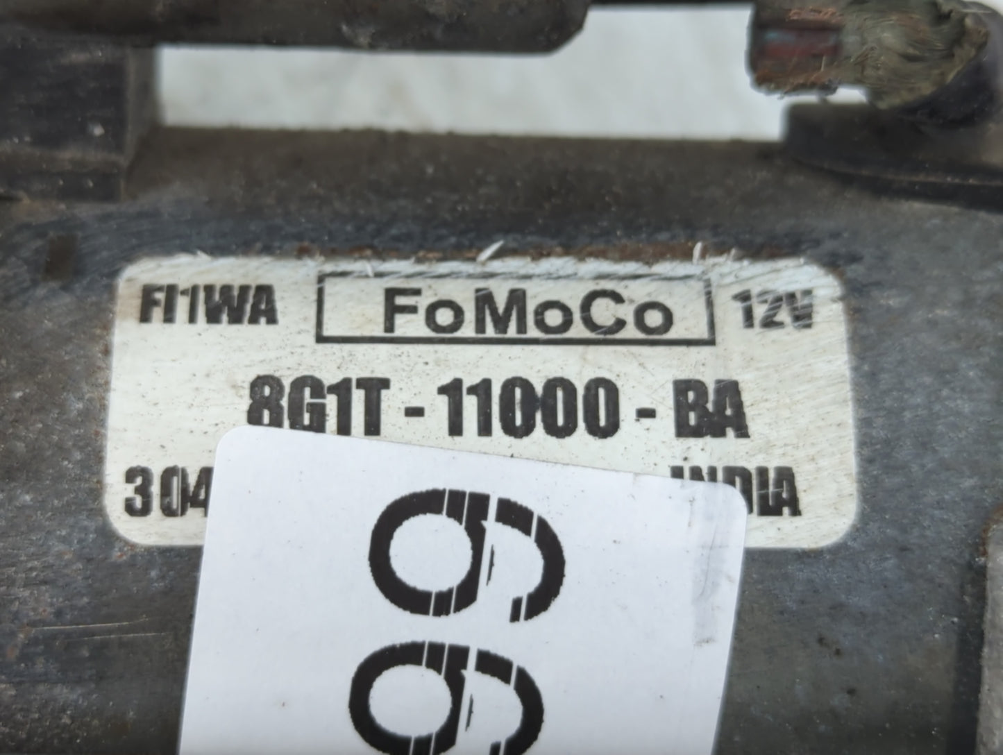 2008-2019 Ford Taurus Car Starter Motor Solenoid OEM P/N:8G1T-11000-BA Fits OEM Used Auto Parts - Oemusedautoparts1.com
