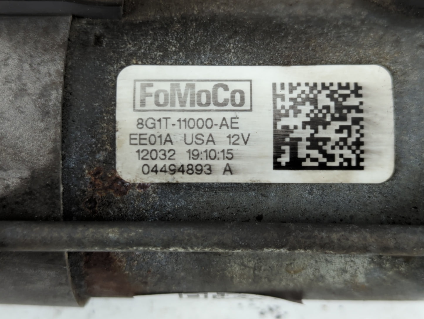 2008-2019 Ford Taurus Car Starter Motor Solenoid OEM P/N:04494893 A 8G1T-11000-AE Fits OEM Used Auto Parts - Oemusedautopart