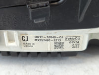 2013 Ford Taurus Instrument Cluster Speedometer Gauges P/N:DG1T-10849-CJ Fits OEM Used Auto Parts - Oemusedautoparts1.com
