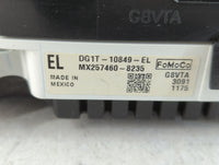 2013 Ford Taurus Instrument Cluster Speedometer Gauges P/N:DG1T-10849-EL Fits OEM Used Auto Parts - Oemusedautoparts1.com